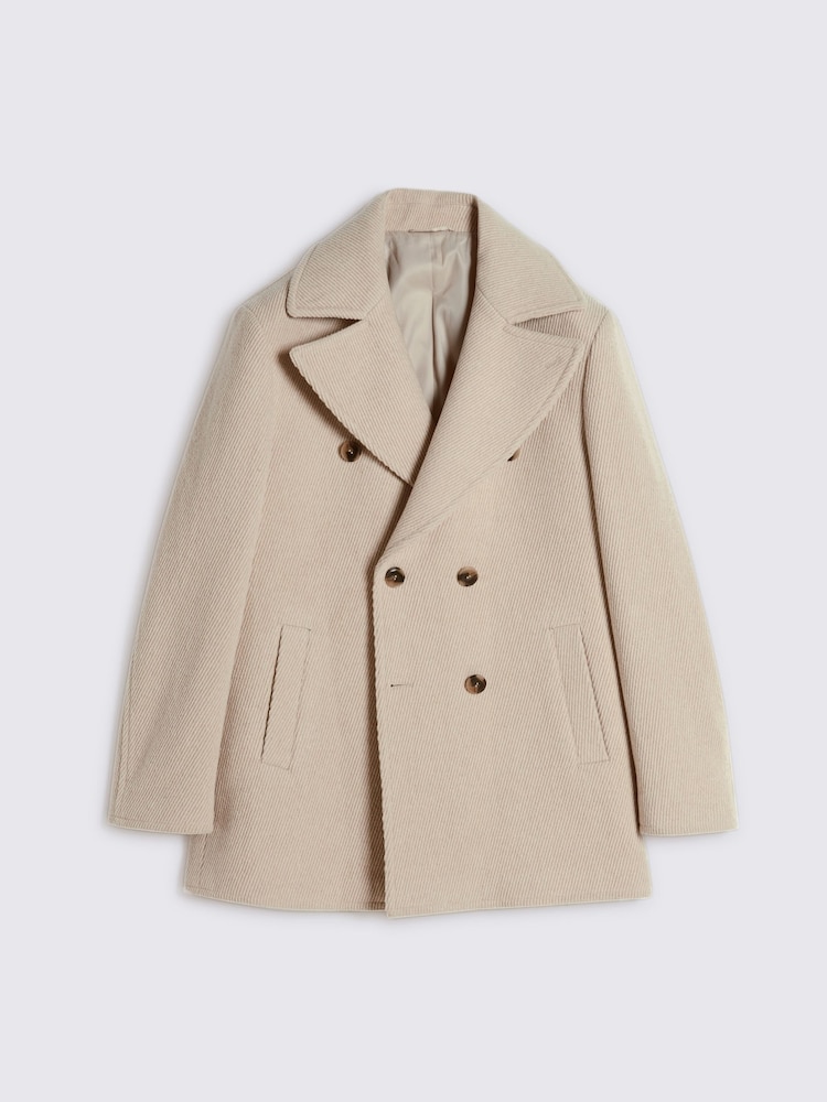 בז' - מעיל MOSS אפונה - תמונה 5 מתוך 5 בז' - מעיל MOSS אפונה - תמונה 5 מתוך 5