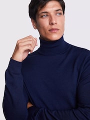 Azul - MOSS Merino Blend Jumperalta - Imagem 3 de 4