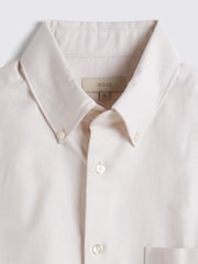 MOSS Natural Washed Oxford 100% Cotton Shirt - Image 6 of 6
