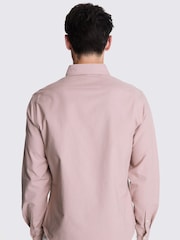 MOSS Pink Washed Oxford 100% Cotton Shirt - Image 2 of 6