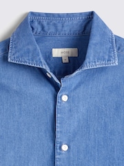 MOSS Blue Denim 100% Cotton Shirt - Image 6 of 6