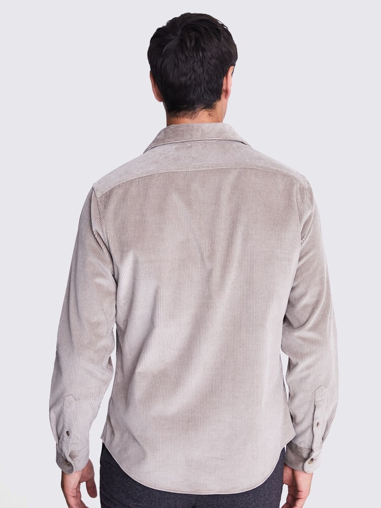 MOSS Natural Corduroy 100% Cotton Overshirt - Image 2 of 3