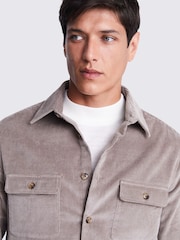 MOSS Natural Corduroy 100% Cotton Overshirt - Image 3 of 3
