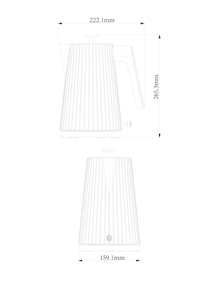 White Sleek Kettle - Image 5 of 5