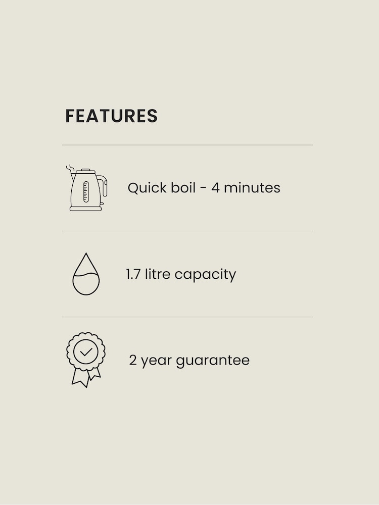 Grey Sleek Kettle - Image 4 of 4