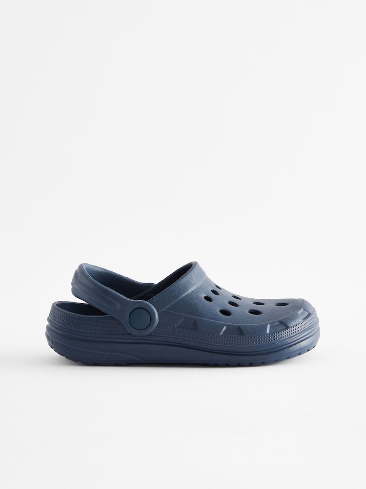 Navy Blue Clogs - Image 2 of 5 Navy Blue Clogs - Image 2 of 5