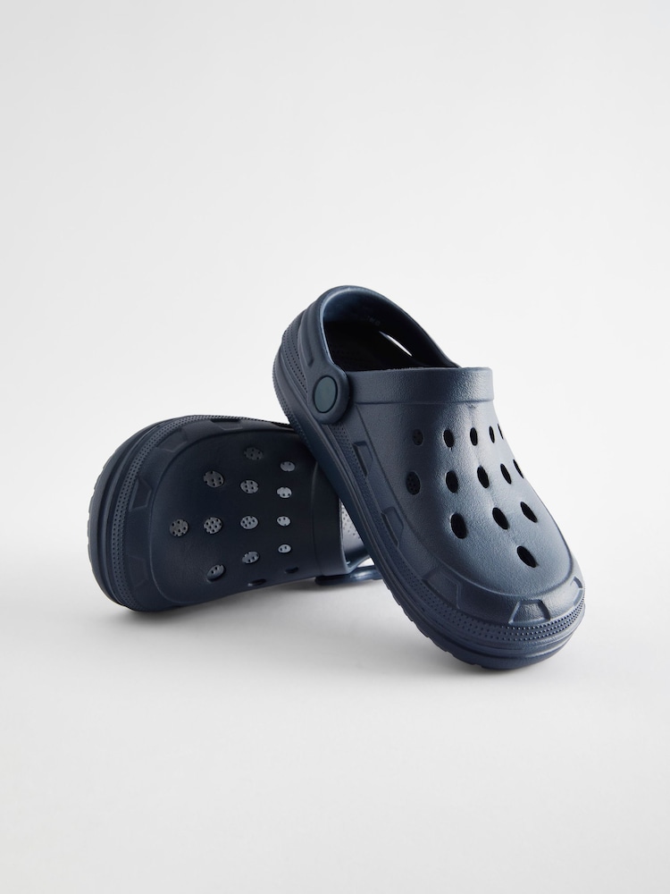 Navy Blue Clogs - Image 5 of 5 Navy Blue Clogs - Image 5 of 5