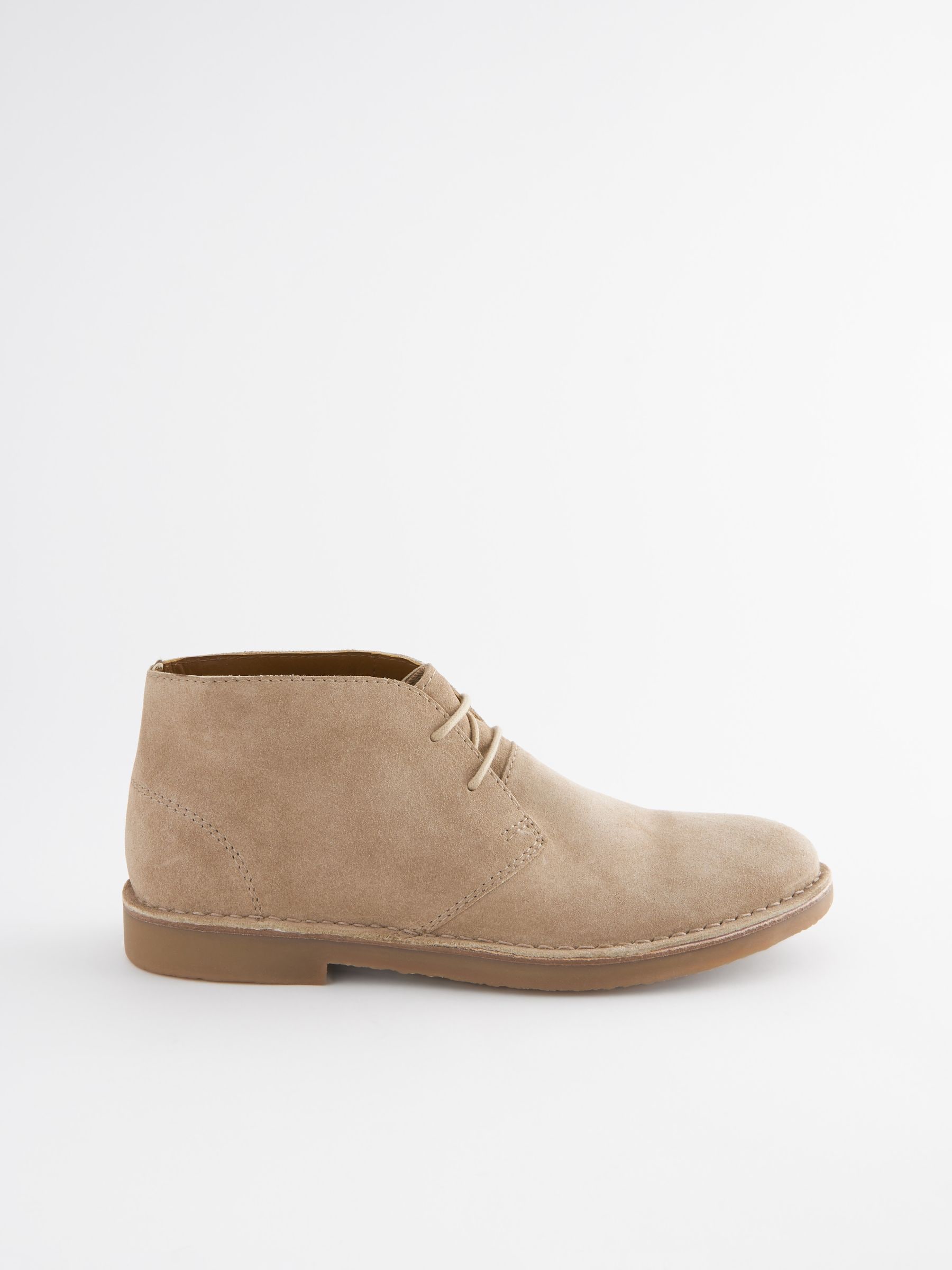 Taupe Brown Suede Desert Boots