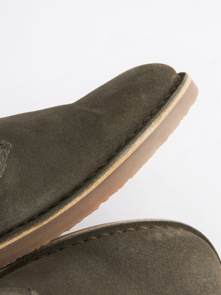 Vert kaki - Bottes de désert de Suede - Image 5 of 7