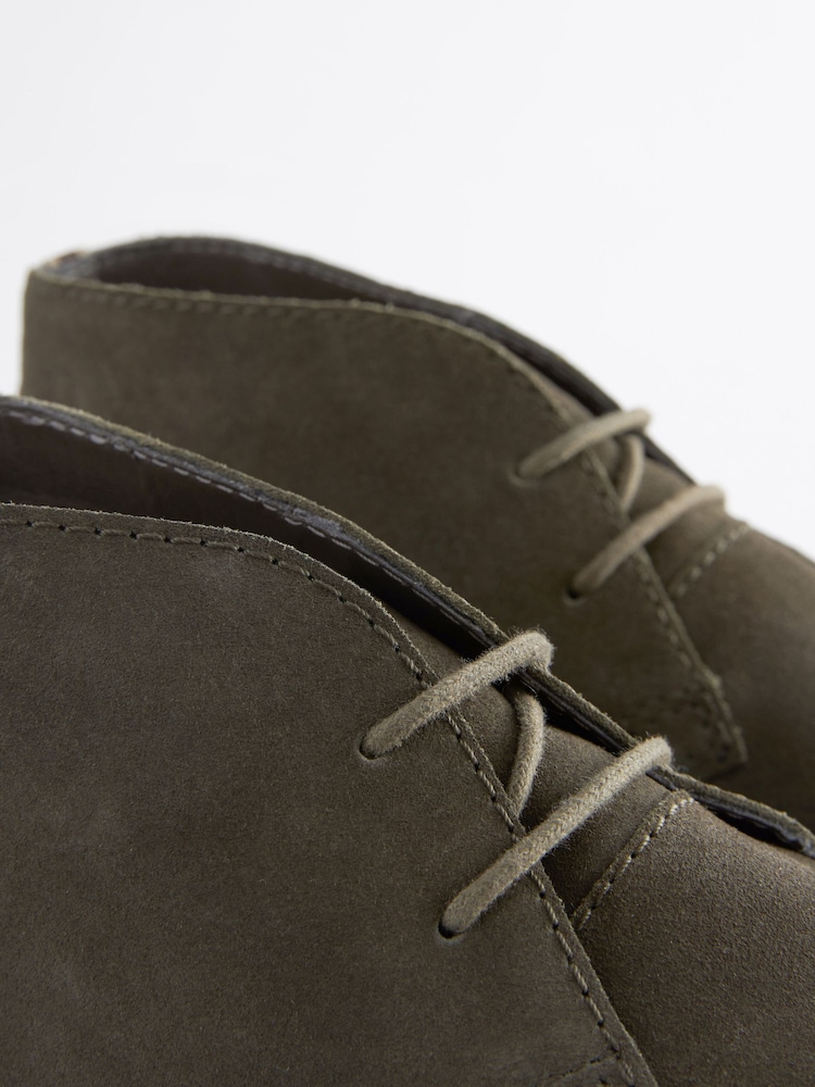 Vert kaki - Bottes de désert de Suede - Image 6 of 7