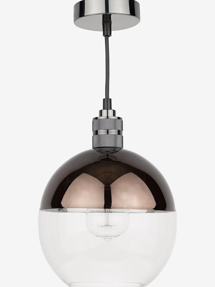 Dar Lighting Bronze Rue Easy Fit Pendant Ceiling Light - Image 1 of 4