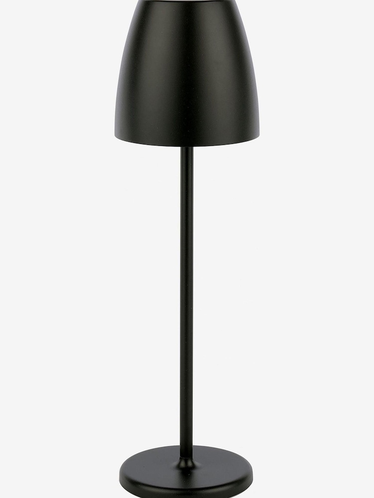 Dar Lighting Black Munich Rechargeable Outdoor Table Lamp IP54 - Image 2 of 4