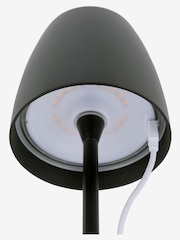 Dar Lighting Black Munich Rechargeable Outdoor Table Lamp IP54 - Image 4 of 4