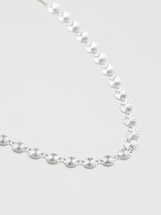Simply Silver Silver Tone Diamond Cut Chain Necklace - Image 2 of 2