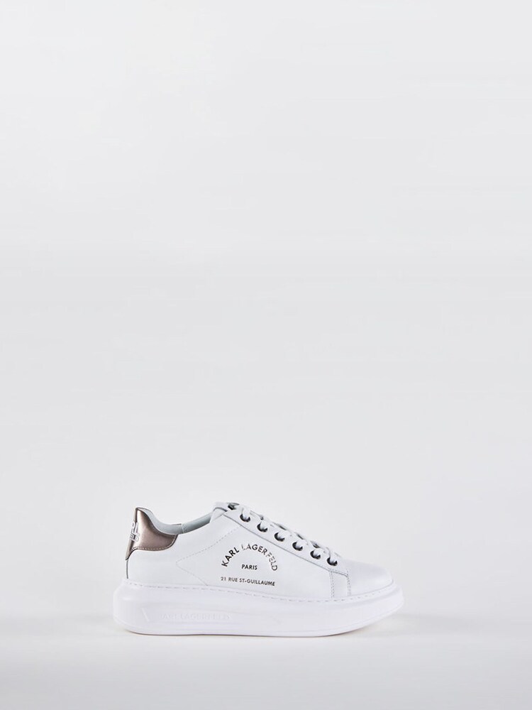 Karl Lagerfeld Kapri Metal Maison Lace Up Trainers - Image 1 of 5