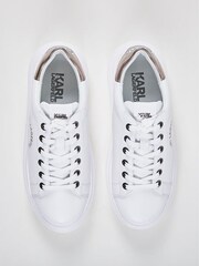 Karl Lagerfeld Kapri Metal Maison Lace Up Trainers - Image 4 of 5