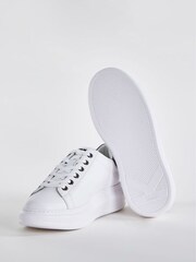 Karl Lagerfeld Kapri Metal Maison Lace Up Trainers - Image 5 of 5