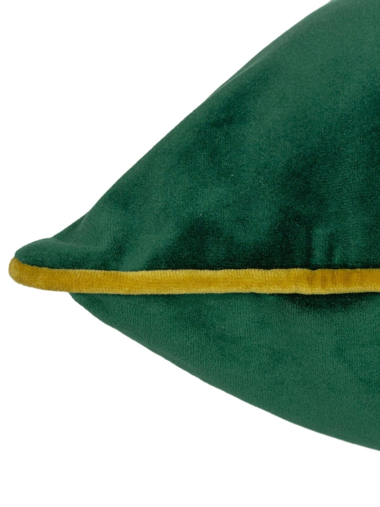 Furn Green Meridian Velvet 45cm X 45cm Cushion Cover - Image 5 of 5 Furn Green Meridian Velvet 45cm X 45cm Cushion Cover - Image 5 of 5
