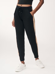 Black/Tan Jersey Joggers - Image 1 of 6