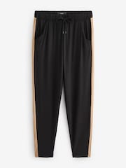 Black/Tan Jersey Joggers - Image 6 of 6