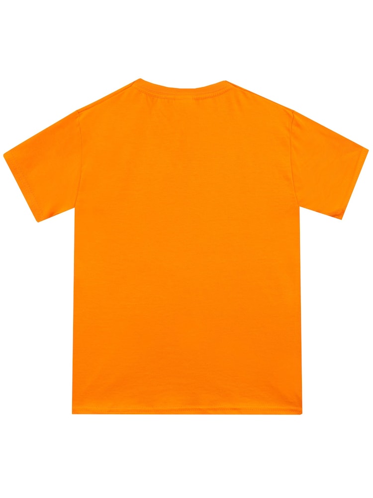 Character Orange Disney Lilo & Stitch Happy Halloween Pumpkin T-Shirt - Image 2 of 5