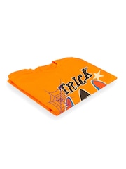 Character Orange Disney Lilo & Stitch Happy Halloween Pumpkin T-Shirt - Image 3 of 5