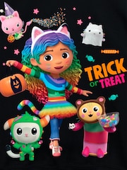 Character Black Gabbys Dollhouse Halloween Pumpkin Sweatshirt - Image 4 of 4