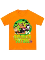Character Orange Paw Patrol Happy Halloween Pumpkin T-Shirt - Image 1 of 5