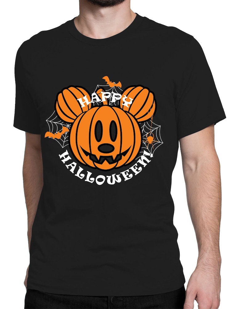 Character Black Disney T-Shirt Happy Halloween Mini Me T-Shirt - Image 2 of 5