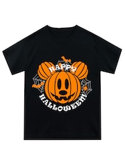 Character Black Disney T-Shirt Happy Halloween Mini Me T-Shirt - Image 3 of 5