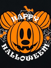 Character Black Disney T-Shirt Happy Halloween Mini Me T-Shirt - Image 5 of 5