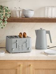 Grey Sleek 4 Slice Toaster - Image 2 of 6