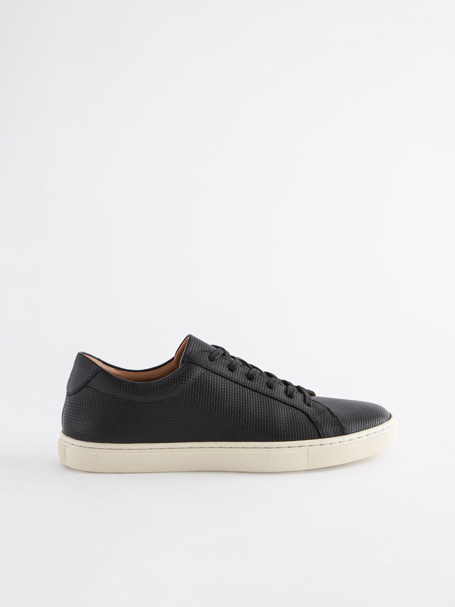 All black leather trainers mens new arrivals