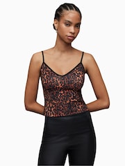 AllSaints Black Rosalie Anita 100% Cotton Top - Image 5 of 7
