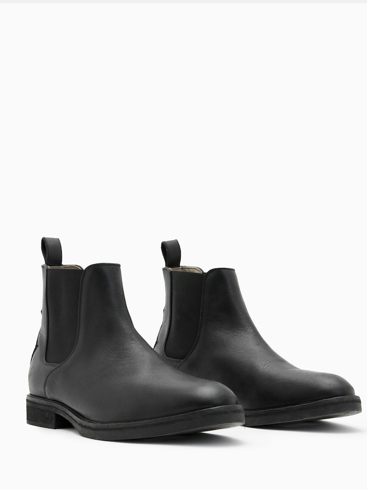 AllSaints Black Creed Boots - Image 2 of 7