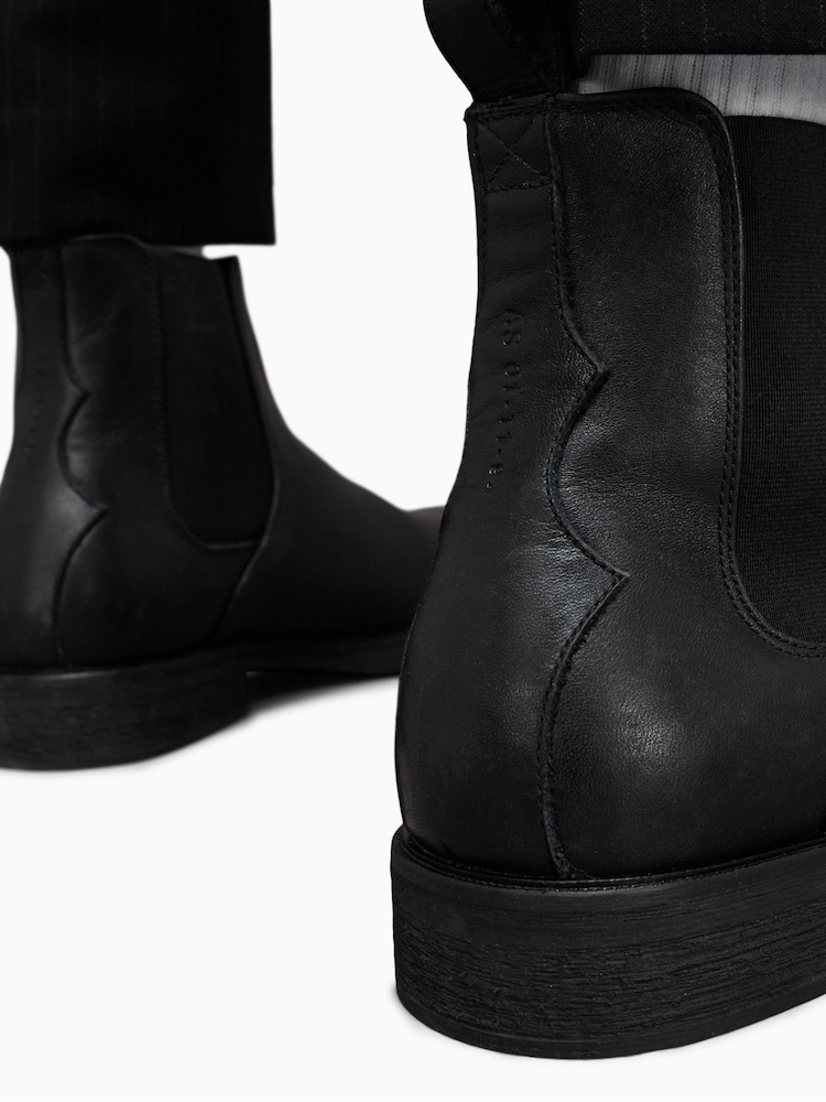 AllSaints Black Creed Boots - Image 7 of 7