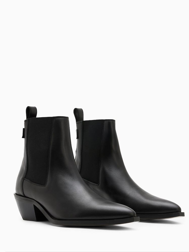 AllSaints Black Fox Boots - Image 2 of 5