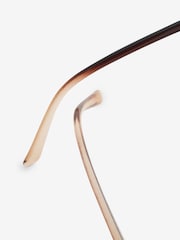 Brown Polarized Plastic Metal Sunglasses - Image 7 of 7