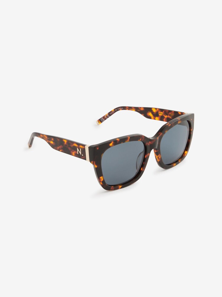 Tortoiseshell Brown Premium Polarized Acetate Sunglasses - Image 3 of 7