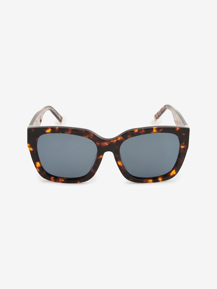 Tortoiseshell Brown Premium Polarized Acetate Sunglasses - Image 4 of 7