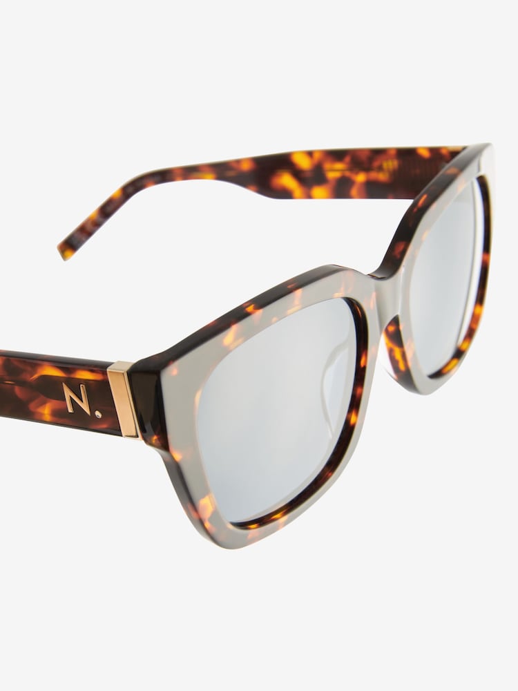 Tortoiseshell Brown Premium Polarized Acetate Sunglasses - Image 5 of 7