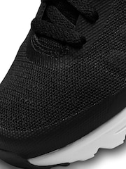 Nike Black/White Air Max Invigor Youth Trainers - Image 8 of 8