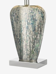 Dar Lighting Silver Mercury Glass Table Lamp with Shade - Image 4 of 5