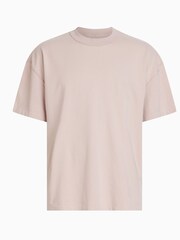 AllSaints Grey Isac Short Sleeve Crew T-Shirt - Image 6 of 6