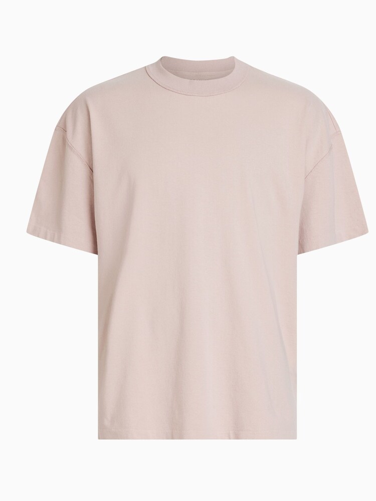 AllSaints Grey Isac Short Sleeve Crew T-Shirt - Image 6 of 6