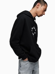 AllSaints Black Tierra Overhead Hoodie - Image 4 of 7