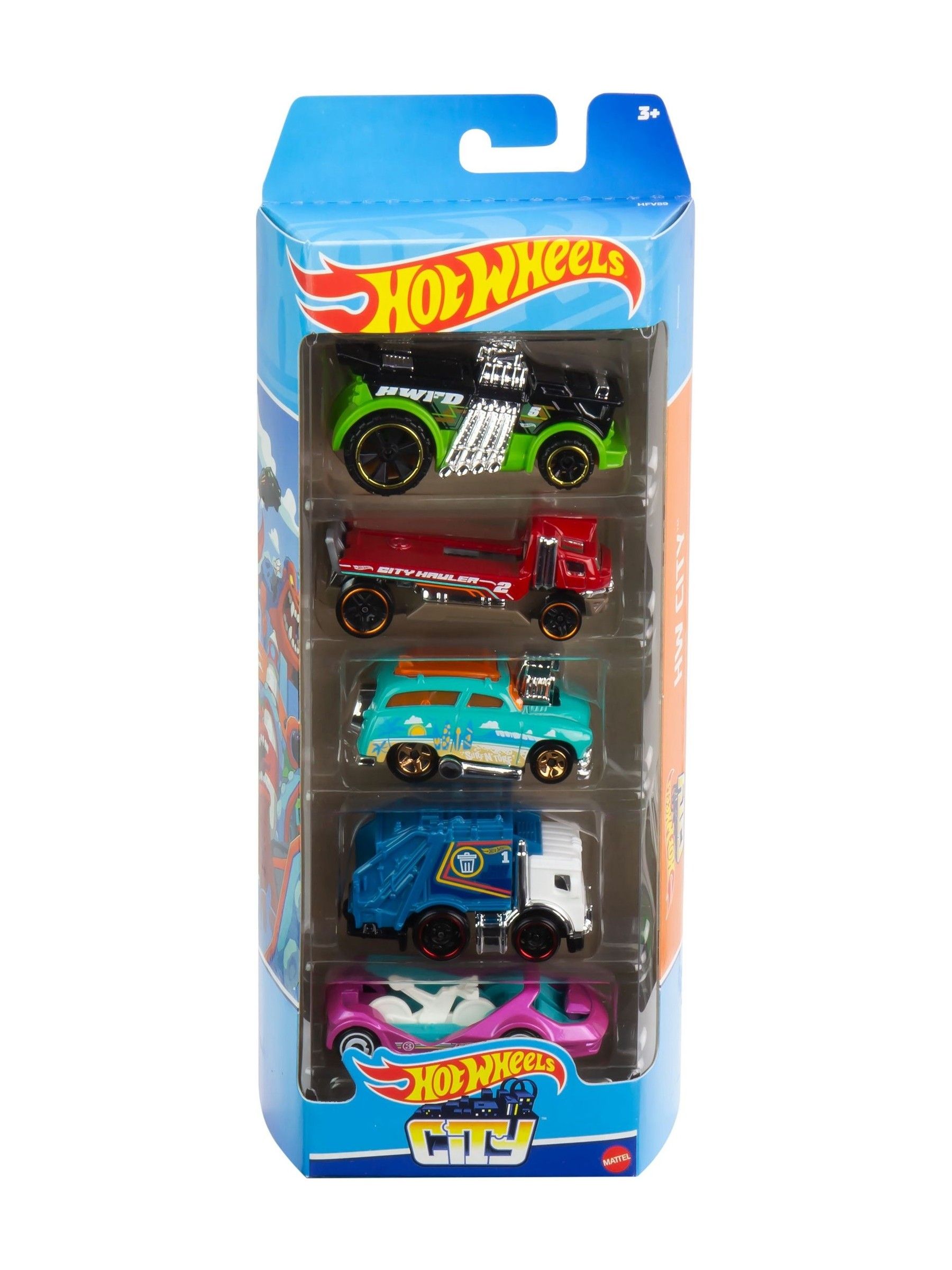 Hot wheels 5 car pack sales