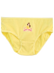 Character Pink Disney Princess 100% Cotton Briefs 5 Pack - Image 2 of 5