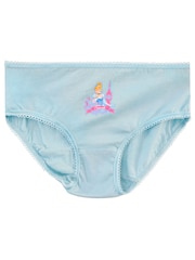 Character Pink Disney Princess 100% Cotton Briefs 5 Pack - Image 3 of 5