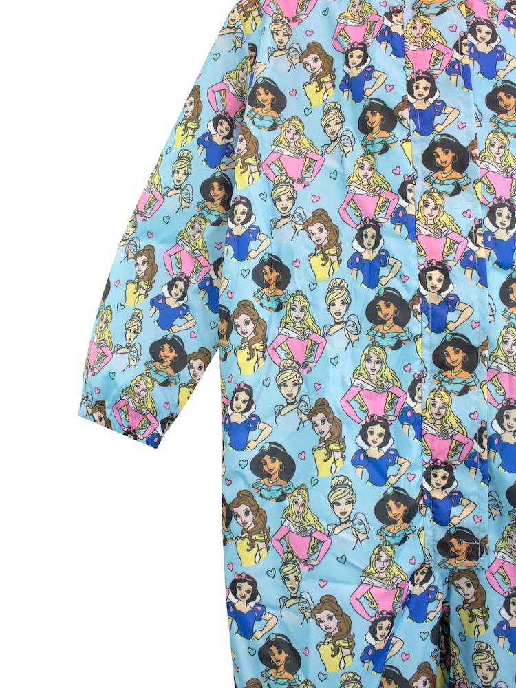 Character Blue Disney AOP Princess Puddlesuit - Image 3 of 3